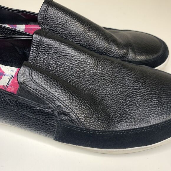 English Laundry Men’s Size 11,5 Black Leather Loafers, Great Condition - Picture 2 of 12